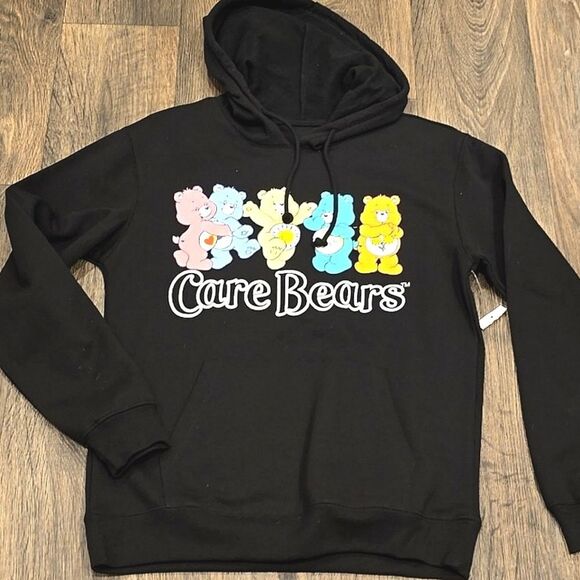Care Bears Vintage Rainbow Bears Hooded Sweatshirt - Picture 2 of 6